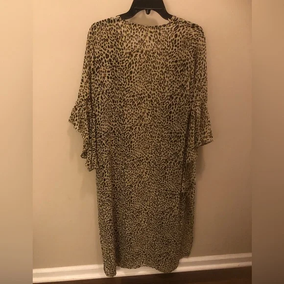 Umgee leopard print duster - Picture 4 of 4